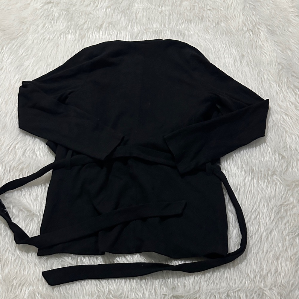 Anthropologie Classic Black Open Cardigan - Picture 6 of 7